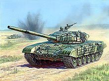 Сборная модель ZVEZDA Российский основной танк с активной броней Т-72Б (3551ПН) 1:35