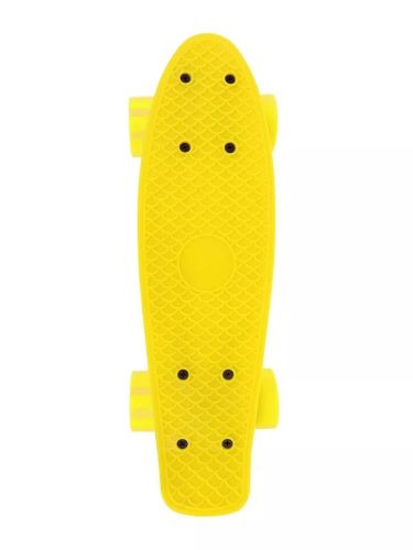 Скейтборд пластиковый 41x12 см желтый 636247 фото 3