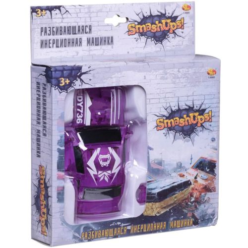 машинка abtoys разбивающаяся инерционная фиолетовая 1:32 фото 5 Машинка Abtoys разбивающаяся инерционная фиолетовая 1:32 фото 5