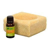 Ароманабор (соляной испаритель 700 г, масло эфирное Эвкалипт 15 мл), для бани и сауны Банные Штучки