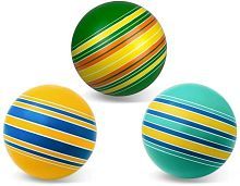 Мяч детский Серия Полосатики 15 см ручное окрашивание в ассортименте