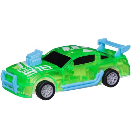 Машинка Abtoys разбивающаяся инерционная зеленая 1:32 фото 4