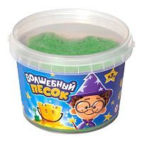 Набор для лепки Волшебный песок Кинетический песок 700g Green KP2BV