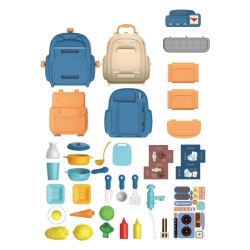 Игровой набор Чемоданчик-ранец Junfa Кухня юного шеф-повара WK-13693 фото 2