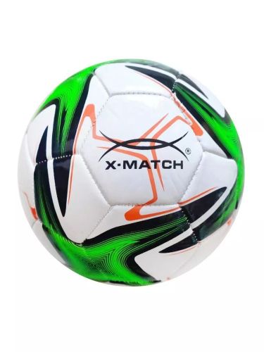Мяч футбольный X-Match размер 5 покрышка 1 слой вспененный PVC 2.5-2,7 мм 57102