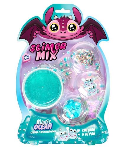 набор slimer magic ocean 180 гр Набор Slimer Magic OCEAN 180 гр