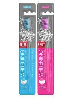 Зубная щетка SPLAT Whitening средняя, 2 цвета в ассортименте (розовая и голубая)