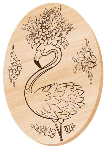 Дощечка для выжигания Десятое королевство Фламинго фото 2