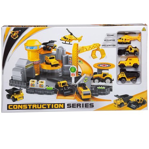 Игровой набор Junfa Парковка-трек Строительная площадка фото 3