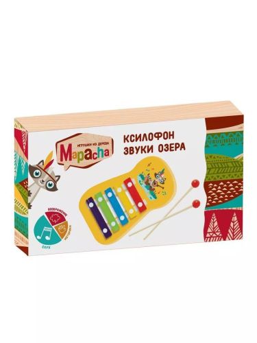 Деревянный ксилофон Mapacha Звуки озера 20 см 76764 фото 2