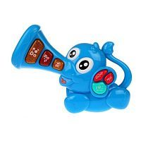 Музыкальная игрушка "Слоник" со светом, цвета в ассорт.