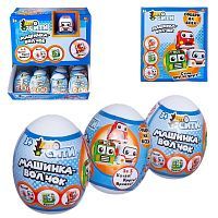 Машинка-волчок ABtoys АвтоСити в яйце, 6 видов