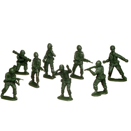 Солдатики Junfa пластмассовые, в пакете 62 шт фото 2