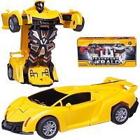 Машина-трансформер Junfa Herald желтая (трансформация в робота)