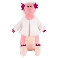 Мягкая игрушка Дракон Эмма в шубке, 30 см