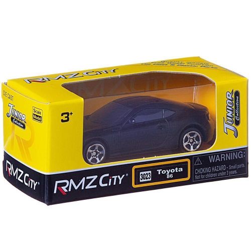 Машина металлическая Toyota 86,черный матовый цвет фото 2
