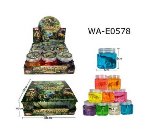 слайм junfa с животным внутри фото 2 Слайм Junfa с животным внутри фото 2