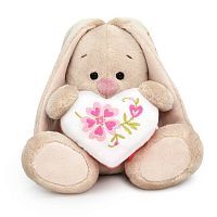 Мягкая игрушка BUDI BASA Зайка Ми Нежное сердечко малыш 15 см