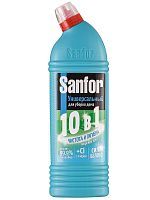 Sanfor Универсальный для уборки дома 10в1 Морской бриз с хлором 1кг
