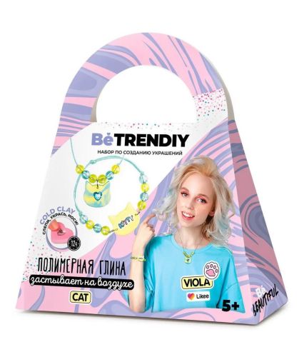 набор betrendiy cold clay cat по созданию украшений Набор BeTrenDIY COLD CLAY CAT по созданию украшений