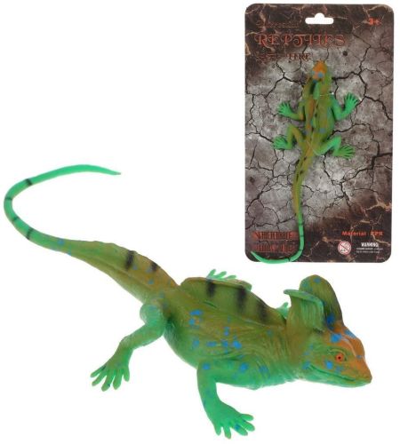 ящерица тянущаяся из мягкой резины, картон Ящерица тянущаяся из мягкой резины, картон