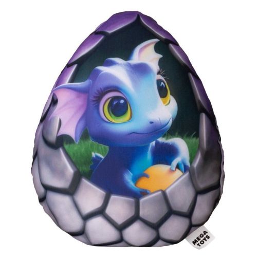 Игрушка-антистресс Яйцо дракона 25 см, фиолетовый