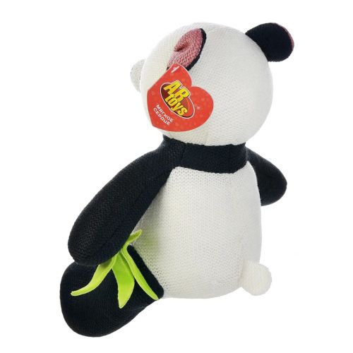 Мягкая игрушка Abtoys Knitted Панда вязаная, 21 см фото 4