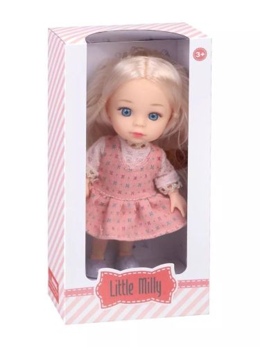 Кукла 15 см Little Milly в платье с длинными волосами 91033-1 фото 3