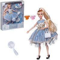 Кукла ABtoys "Рождественский бал" с сумочкой, светлые волосы 30см
