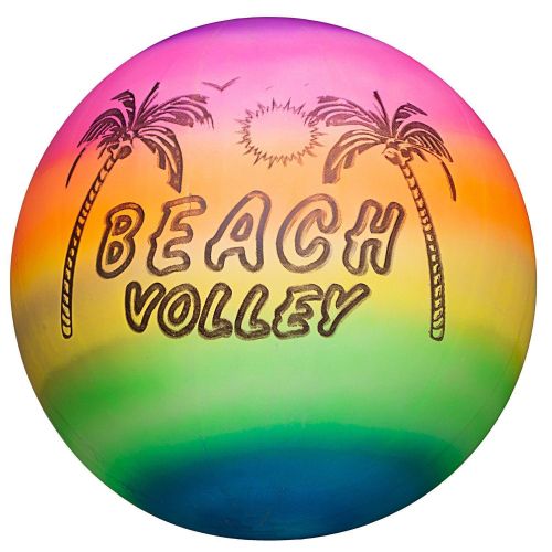 Мяч детский Junfa Радужный 23 см фото 2