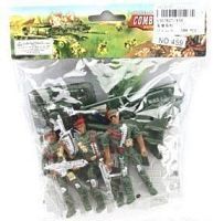 Набор Военный, солдаты 3шт., техника 2 шт., аксессуары 10шт.