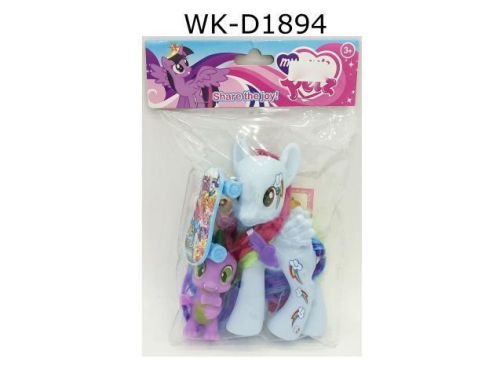 Игровой набор Abtoys Моя лошадка Пони с малышом дракончиком фото 2