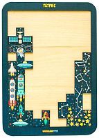 Рамка-вкладыш головоломка Woodland Тетрис большой Космос 065113