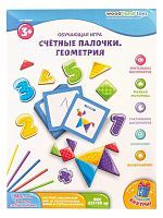 Обучающая игра Woodlandtoys Счётные палочки. Геометрия 30*22,8*0,3