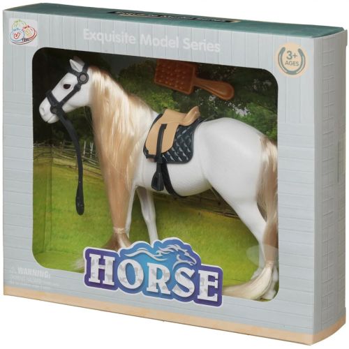 лошадка junfa в упряжи 2 вида 16,5 см фото 6 Лошадка Junfa в упряжи 2 вида 16,5 см фото 6