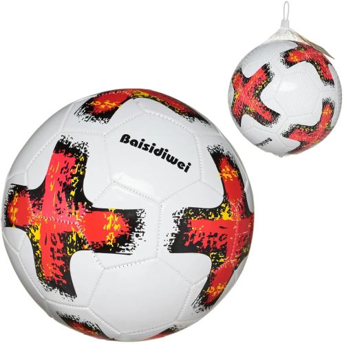 мяч футбольный junfa крест бело-красный 23 см фото 3 Мяч футбольный Junfa Крест бело-красный 23 см фото 3