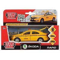 Машинка Технопарк SKODA rapid Такси 12 см