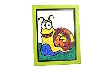 Набор для творчества Насыпь-наклей Улитка