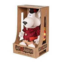 Мягкая игрушка ДуRашки Лайка с Балалайкой 24 см в Коробке