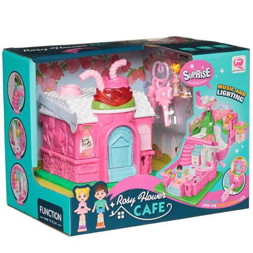 кукольный дом-трансформер junfa кафе на батарейках фото 7 Кукольный дом-трансформер Junfa Кафе на батарейках фото 7