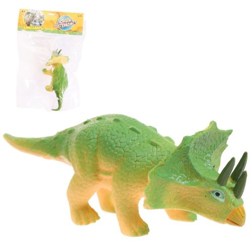 Фигурка Abtoys Юный натуралист Динозавр Трицератопс, термопластичная резина