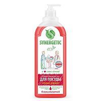 SYNERGETIC Гель для мытья посуды Сочный гранат антибактериальный биоразлагаемый 1л