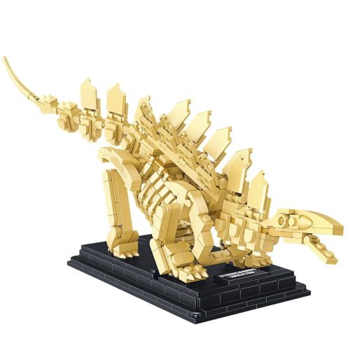 Конструктор Decool Скелет Стегозавра 491 деталь фото 2