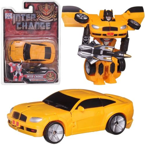 машина-трансформер interchange желтая 2 (трансформация в робота) Машина-трансформер InterChange желтая 2 (трансформация в робота)