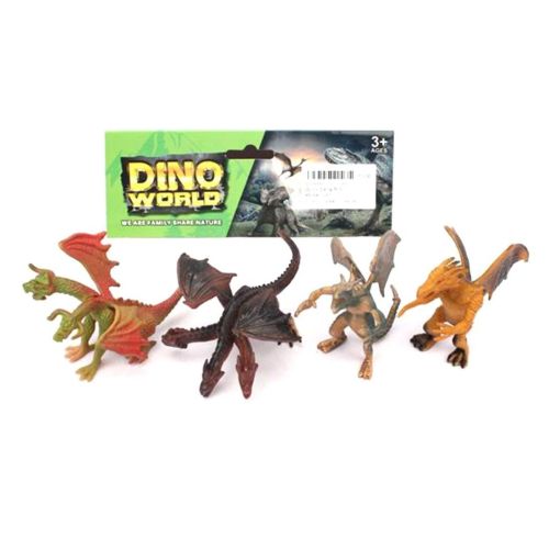 Набор драконов, 4 шт, пакет