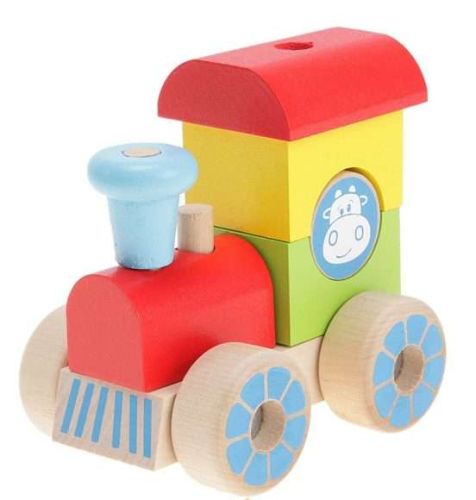 Конструктор-каталка "Паровозик"