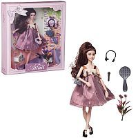 Кукла Junfa Atinil Звезда эстрады (в коротком платье с белым верхом) в наборе с аксессуарами 28см