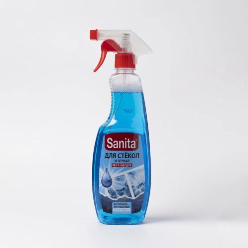 спрей sanita для стекол горная свежесть 500 мл Спрей SANITA для стекол Горная свежесть 500 мл