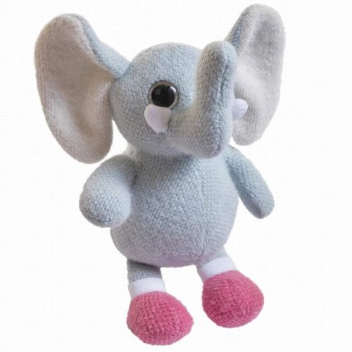 Мягкая игрушка Abtoys Knitted. Слоник вязаный, 20см фото 4