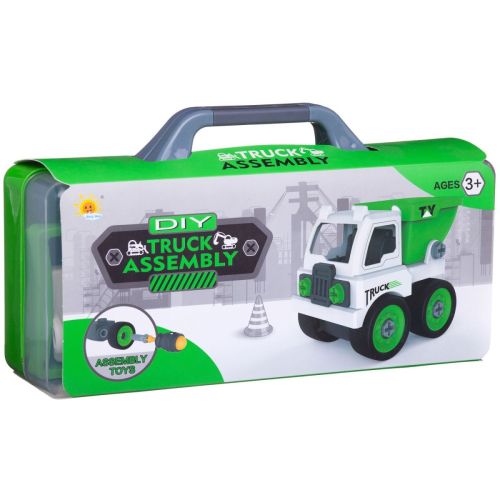 Машинка-конструктор "Собери сам "Грузовик", в чемоданчике фото 3